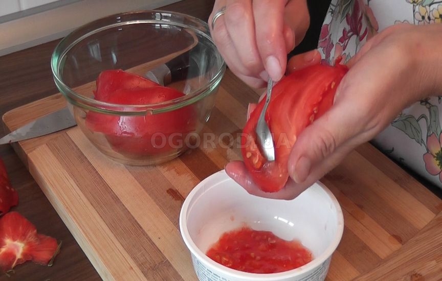 Заготовка семян томатов