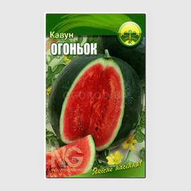 Семена арбуза «Огонёк», ТМ OGOROD - 10 семян (ОПТ - 10 пакетов)
