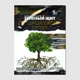 «Гетероауксин Супер Зеленый Щит» - стимулятор роста корней, ТМ «Агромакси» - 5 грамм