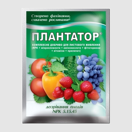 «Плантатор - созревание плодов» - комплексное удобрение, ТМ «Караван» - 25 грамм