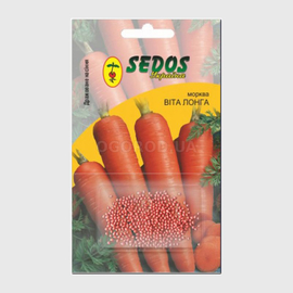 Фото Семена моркови «Вита Лонга» дражированные, TM SEDOS - 400 семян