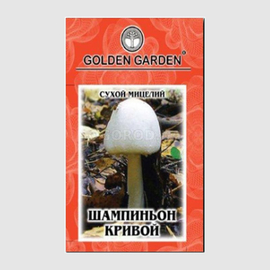Сухой мицелий гриба «Шампиньон кривой», ТМ Golden Garden - 10 грамм