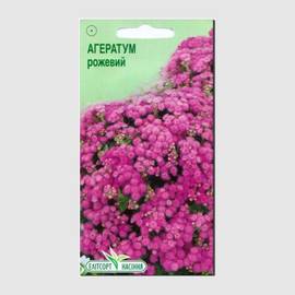 Семена агератума «Хоустона» розового, ТМ Елітсортнасіння - 0,1 грамм