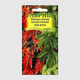 Семена винограда девичьего пятилисточкового «Дон Жуан» / Parthenocissus PLANCH, ТМ «ГАВРИШ» - 5 семян
