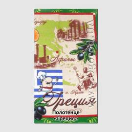 Полотенце кухонное «Греция», ТМ OGOROD - 1 шт