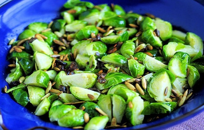 Рецепты салатов из брюссельской капусты