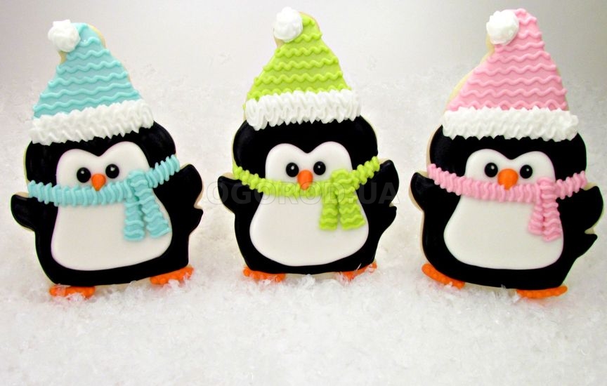 Печенье с пингвинами