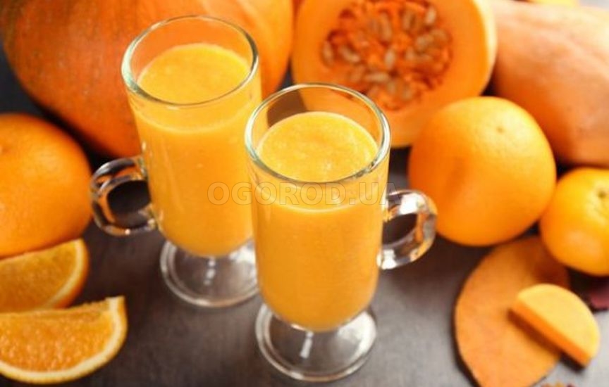 Апельсиново - тыквенный кисель с корицей