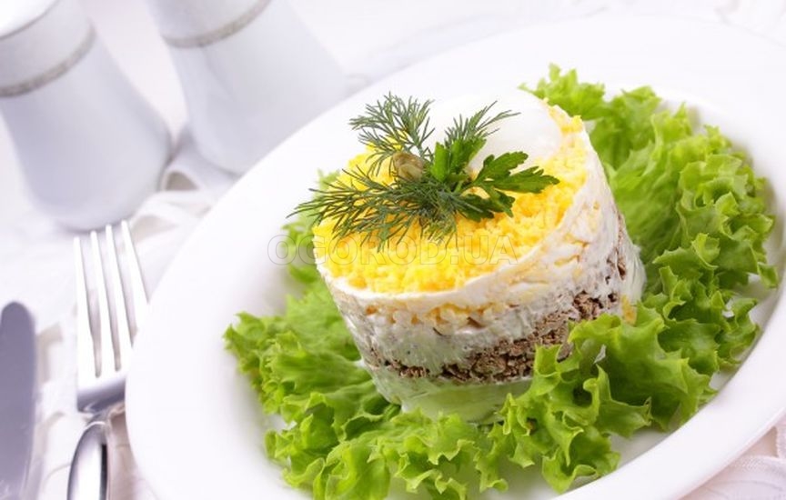 Японский салат с васаби