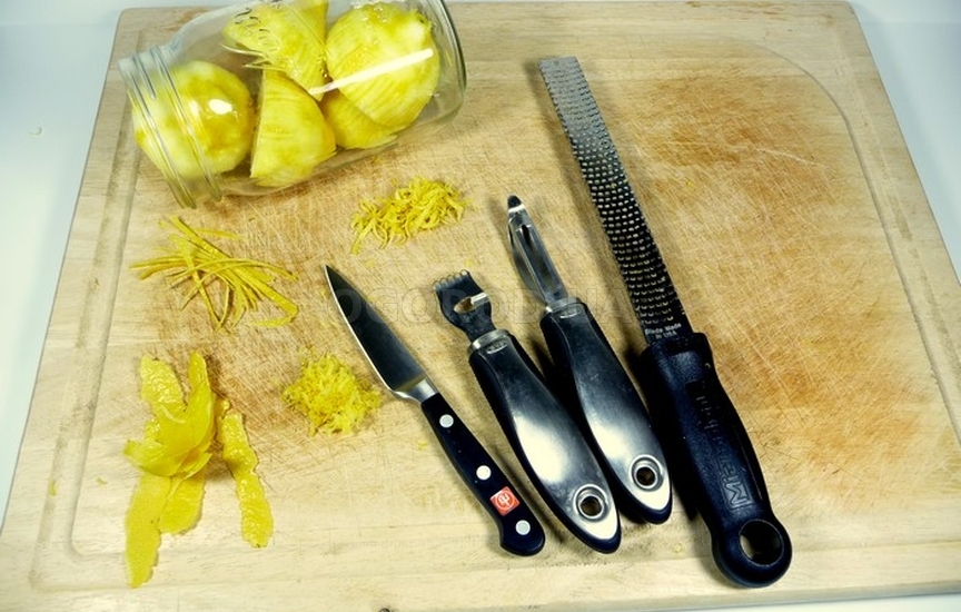 Очистить лимон от цедры