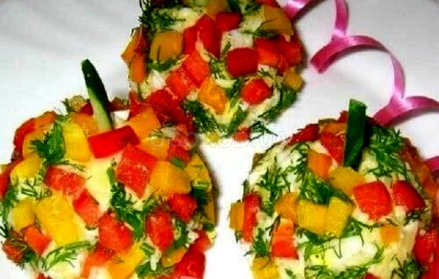 Порционный салат