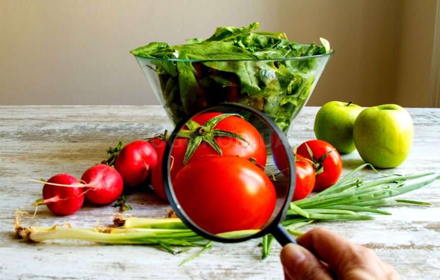 Части овощей и фруктов, в которых нитраты скапливаются больше всего