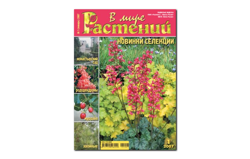 №1(2007) - Журнал - «В мире растений»