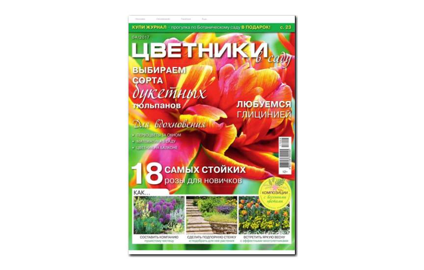 №4(2017) - Журнал «Цветники в саду»