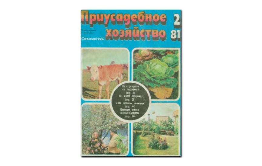 №02(1981) - Журнал «Приусадебное хозяйство»
