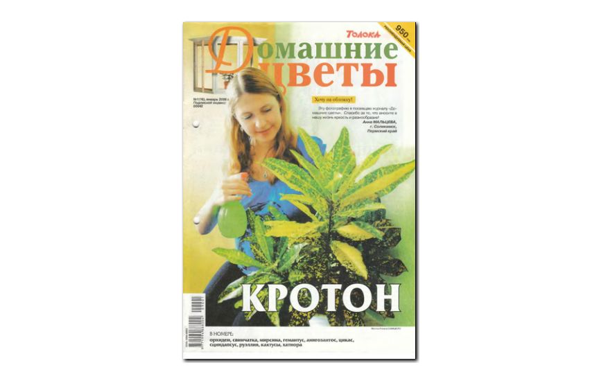 №01(2009) - Журнал «Домашние цветы»