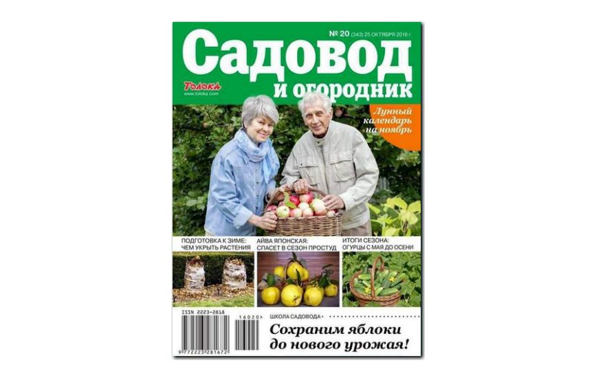 №20(2016) - Журнал «садовод и огородник»
