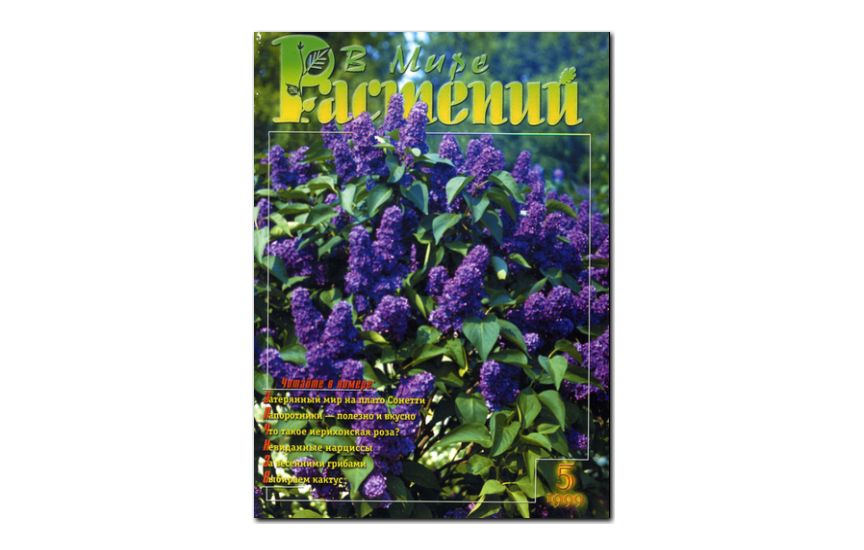 №5(1999) - Журнал - «В мире растений»