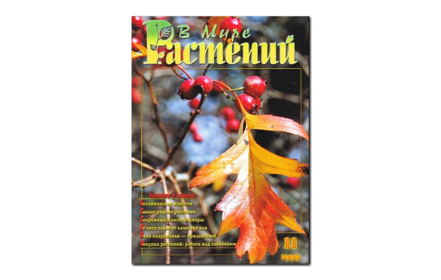 №11(1999) - Журнал - «В мире растений»