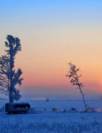 Зимний пейзаж-067