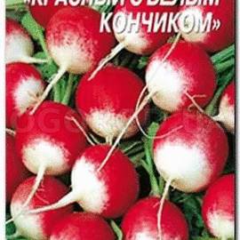Семена редиса «Красный с белым кончиком», ТМ «СЕМЕНА УКРАИНЫ» - 3 грамма