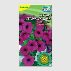 Семена петунии суперкаскадной «Пурпурная» (Petunia hybrida) F1, ТМ «ГЕЛИОС» - 10 семян