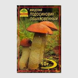 Мицелий гриба «Подосиновик обыкновенный» / Leccinum aurantiacum, ТМ «НАСІННЯ КРАЇНИ» - 10 грамм