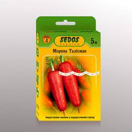 Семена моркови «Талисман» на водорастворимой ленте, ТМ SEDOS - 5 м (170 семян)