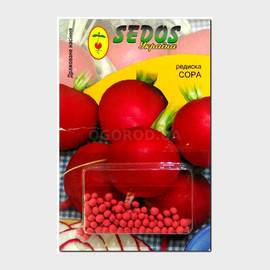 Семена редиса «Сора» дражированные, ТМ SEDOS - 100 семян
