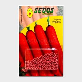 Семена моркови «Рубина» дражированные, ТМ SEDOS - 400 семян