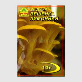 Мицелий гриба «Вешенка лимонная», ТМ «НАСІННЯ КРАЇНИ» - 10 грамм