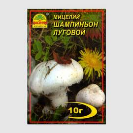 Мицелий гриба «Шампиньон луговой», ТМ «НАСІННЯ КРАЇНИ» - 10 грамм