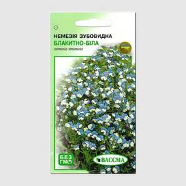 Семена немезии бело-голубой, ТМ «ВАССМА» - 0,1 грамм