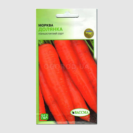 Семена моркови «Долянка», ТМ «ВАССМА» - 2 грамма