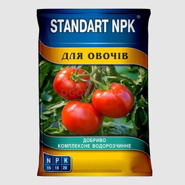 Удобрение для овощей, ТМ STANDART NPK - 50 грамм