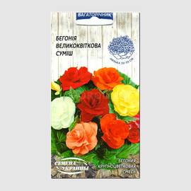 УЦЕНКА - Семена бегонии крупноцветковой (смесь), ТМ «СЕМЕНА УКРАИНЫ» - 10 семян