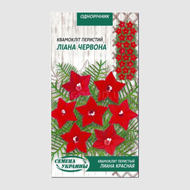 УЦЕНКА - Семена квамоклита перистого «Лиана красная», ТМ «СЕМЕНА УКРАИНЫ» - 0,25 грамма