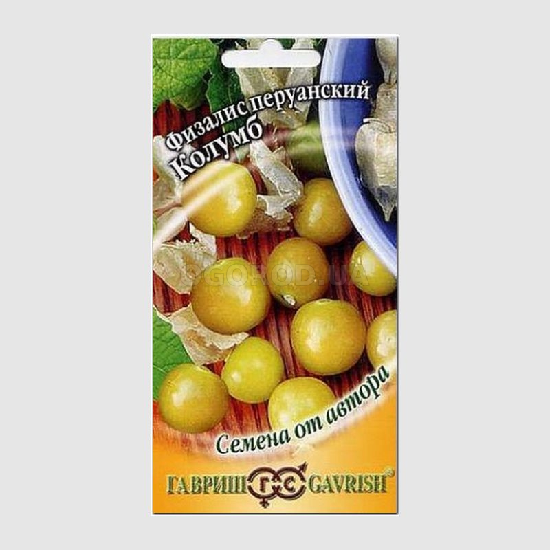 Кликните для увеличения изображения Семена физалиса перуанского «Колумб» / Physalis Columbus, ТМ «ГАВРИШ» - 20 семян