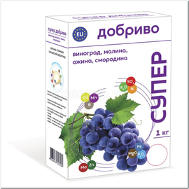 Супер удобрение для винограда, малины, ежевики, смородины, ТМ Nova Minerals - 1 кг