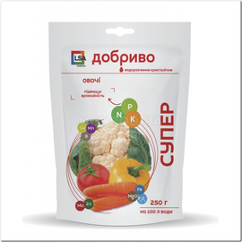 «Овощи» - супер удобрение, ТМ Nova Minerals - 250 грамм