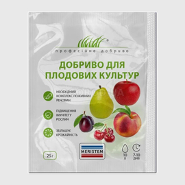 «Для плодовых культур» - удобрение, ТМ Quimicas Meristem - 25 грамм