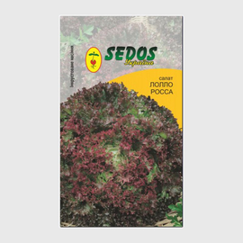 Семена салата «Лолло Росса» инкрустированные, TM SEDOS - 0,5 грамма