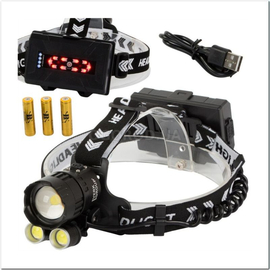 Аккумуляторный налобный фонарик Bailong BL-T50-P160, ТМ Bailong