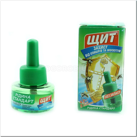 Жидкость без запаха для электрофумигатора (45 + 5 ночей), ТМ «Щит» - 27 мл