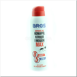 Аэрозоль от комаров, клещей и мошек «Max», ТМ Bros Sp.j. - 90 мл