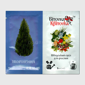 «Укоренение 8 56 10 + МЕ» - удобрение, ТМ «Віточка Квіточка» - 10 г + 5 мл