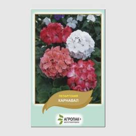 Семена пеларгонии садовой «Карнавал»(смесь), ТМ «W. Legutko» - 20 семян