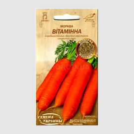 Семена моркови «Витаминная», ТМ «СЕМЕНА УКРАИНЫ» - 2 грамма