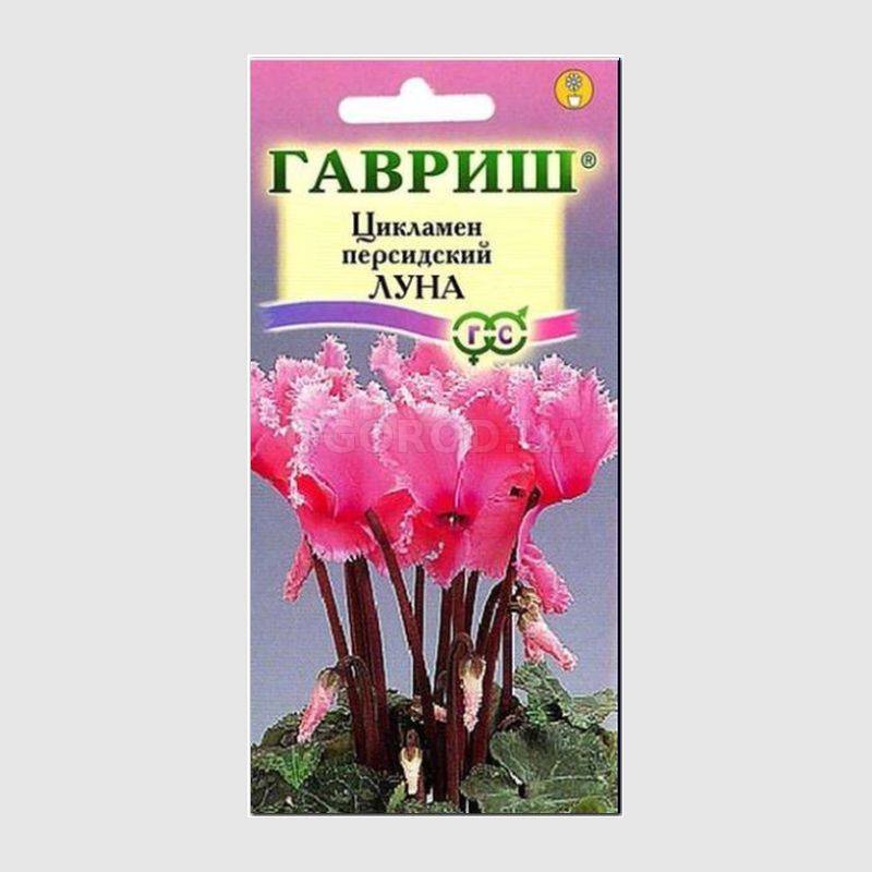 Кликните для увеличения изображения Семена цикламена персидского «Луна», ТМ «ГАВРИШ» - 3 семечка
