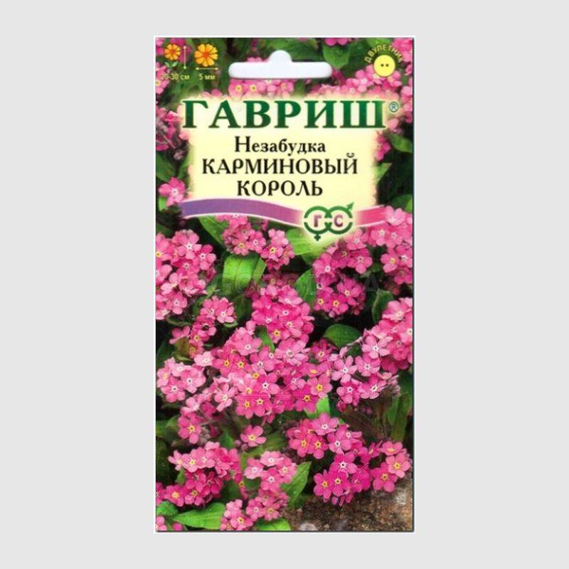 Кликните для увеличения изображения Семена незабудки «Карминовый король», ТМ «ГАВРИШ» - 0,1 грамм